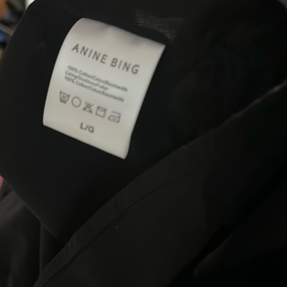 ANINE BING Bree Halter Neck Black Cotton Midi Dress Large Low Back - Picture 10 of 10